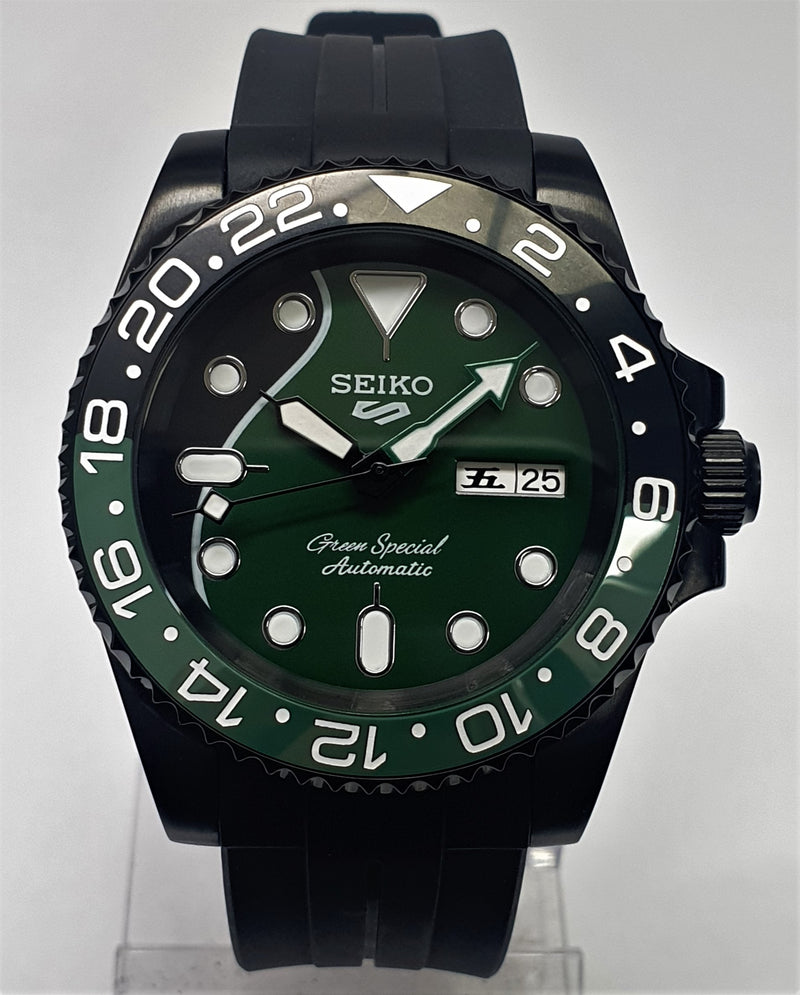 Bespoke Custom Build SUB Divers Watch Seiko NH36 Automatic 'GREEN MAY –  Watch Tomb Company Ltd