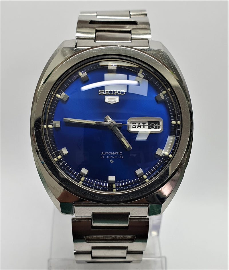 SOLD! Seiko Vintage Watch LARGE OVERSIZE Cal 6119 Automatic 21 Jewel –  Watch Tomb Company Ltd