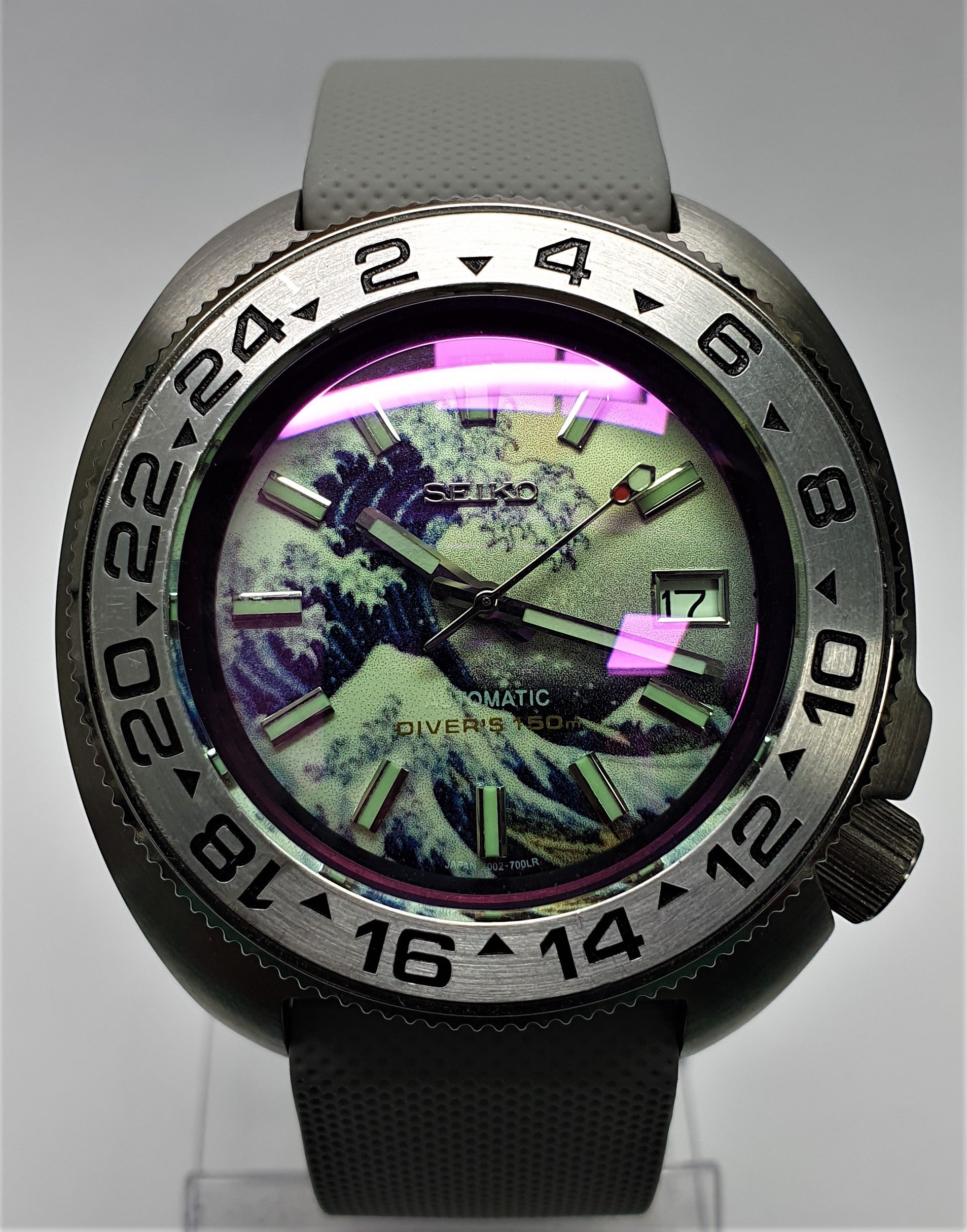 Bespoke Custom Build Seiko Mod Divers Watch NH36 Automatic 'CAPTAIN WI ...