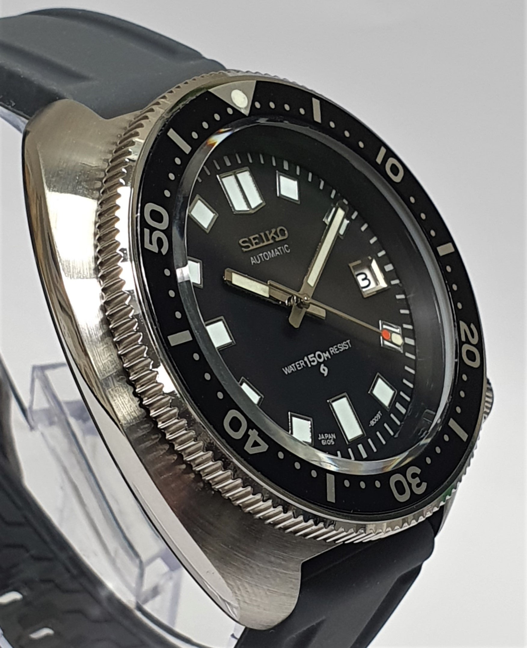 Bespoke Custom Build Seiko Mod Divers Watch NH36 Automatic 'CAPTAIN WI –  Watch Tomb Company Ltd