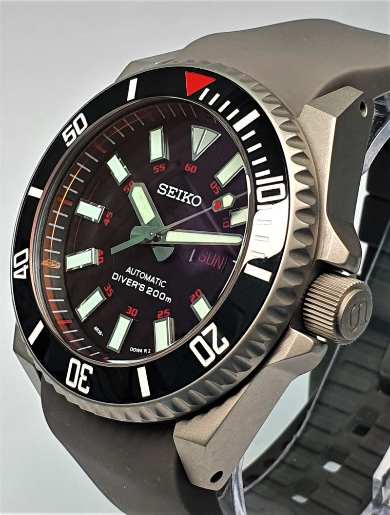 Bespoke Custom SKX Samurai Divers Watch SEIKO NH36 - BLOODMOON Mod! Pr –  Watch Tomb Company Ltd