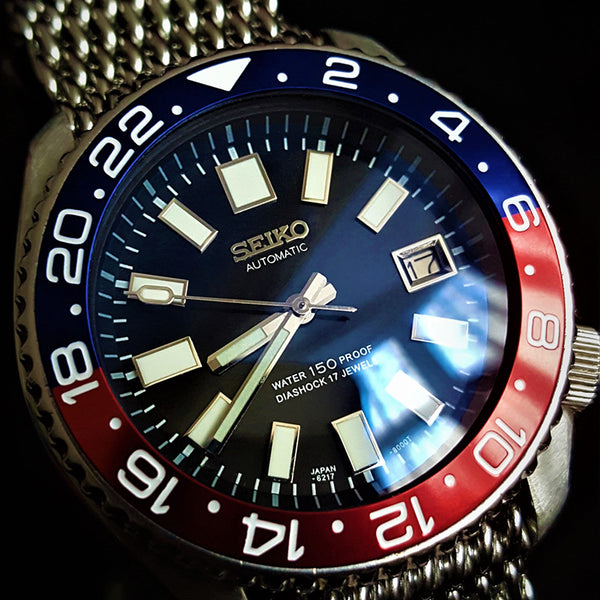 SOLD - Seiko Scuba Diver 7002 7000 Pepsi – Watch Tomb Company Ltd
