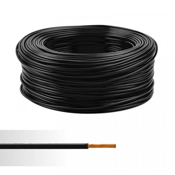 Cable électrique 10mm2 ROUGE - au mètre