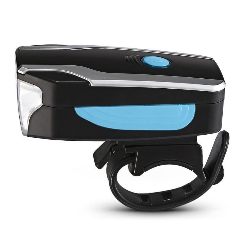 USB Charging Front Light, Horn with Anti-theft Alarm - Bicycle and Me
