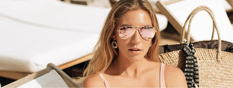 Sunglasses for Men Women Aviator Polarized Metal Mirror UV 400 Lens Protection