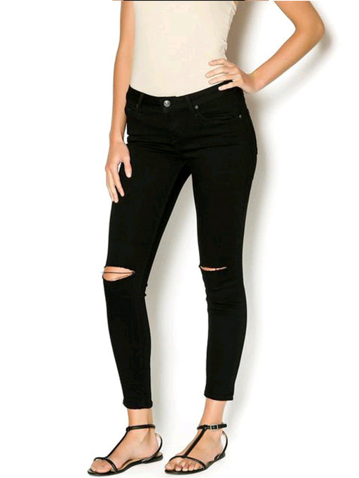 black fancy jeans