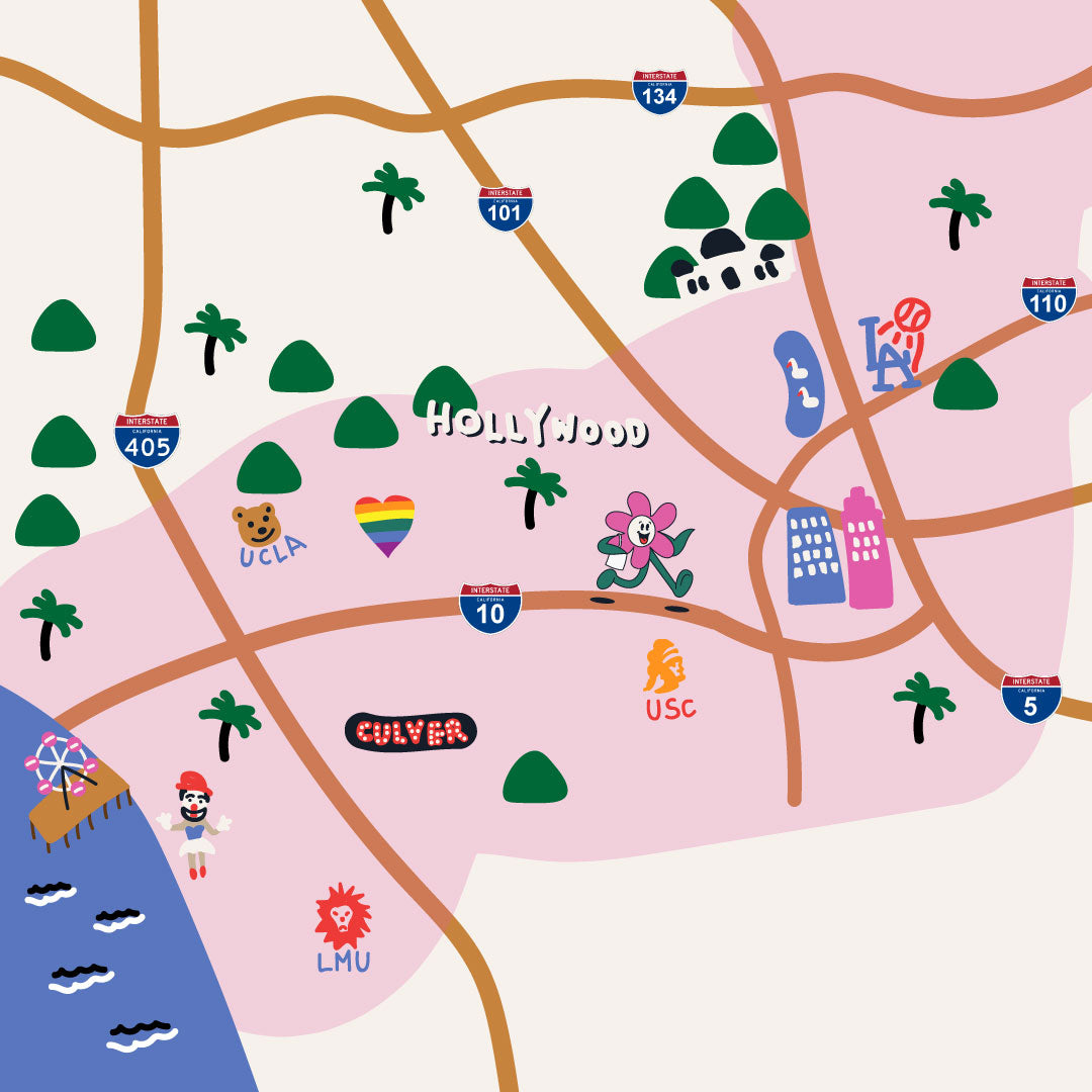 LA map