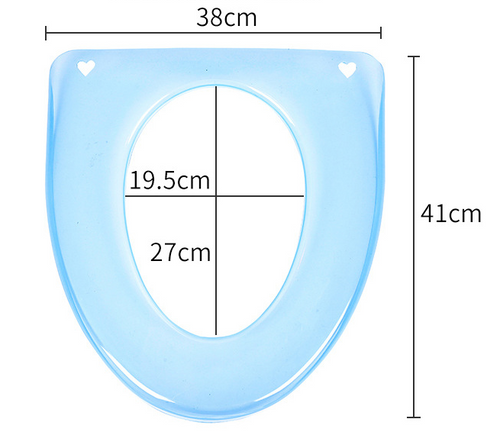 Toilet cushion household cushion plastic waterproof summer thin shared room toilet seat cover universal seat ring