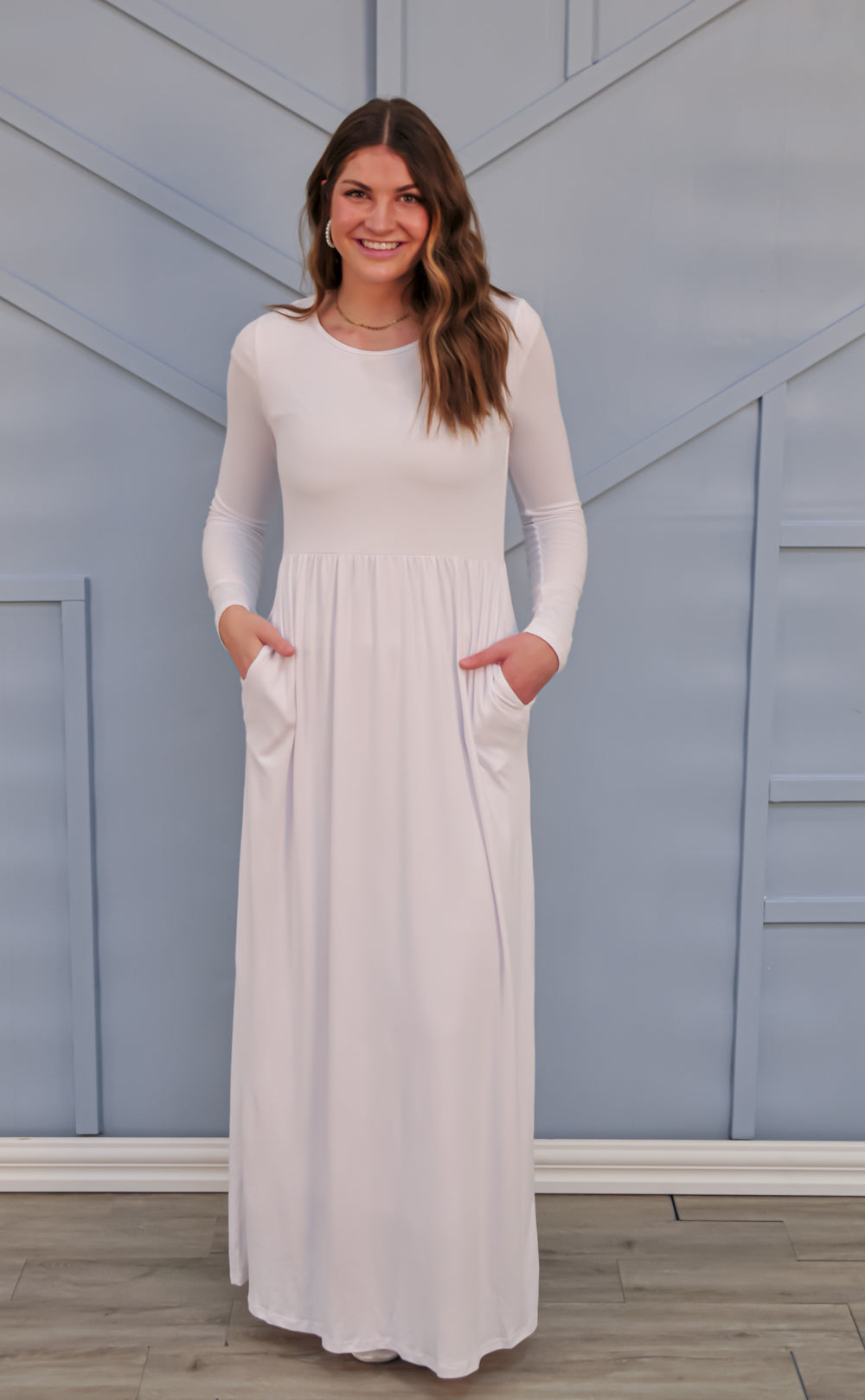White Elegant Womens Temple Dresses & Baptism Gowns | Dressed in White