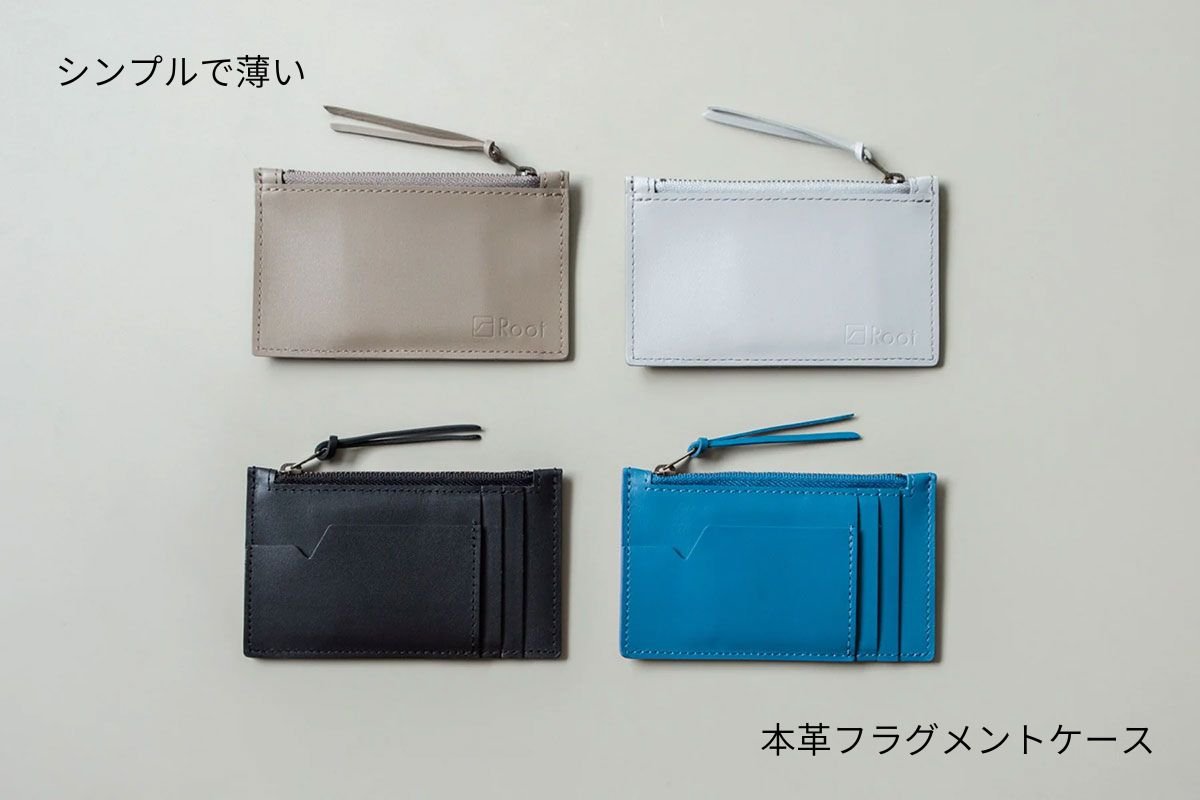 Root ＜UNISEX＞Fragment case　本革フラグメントケース