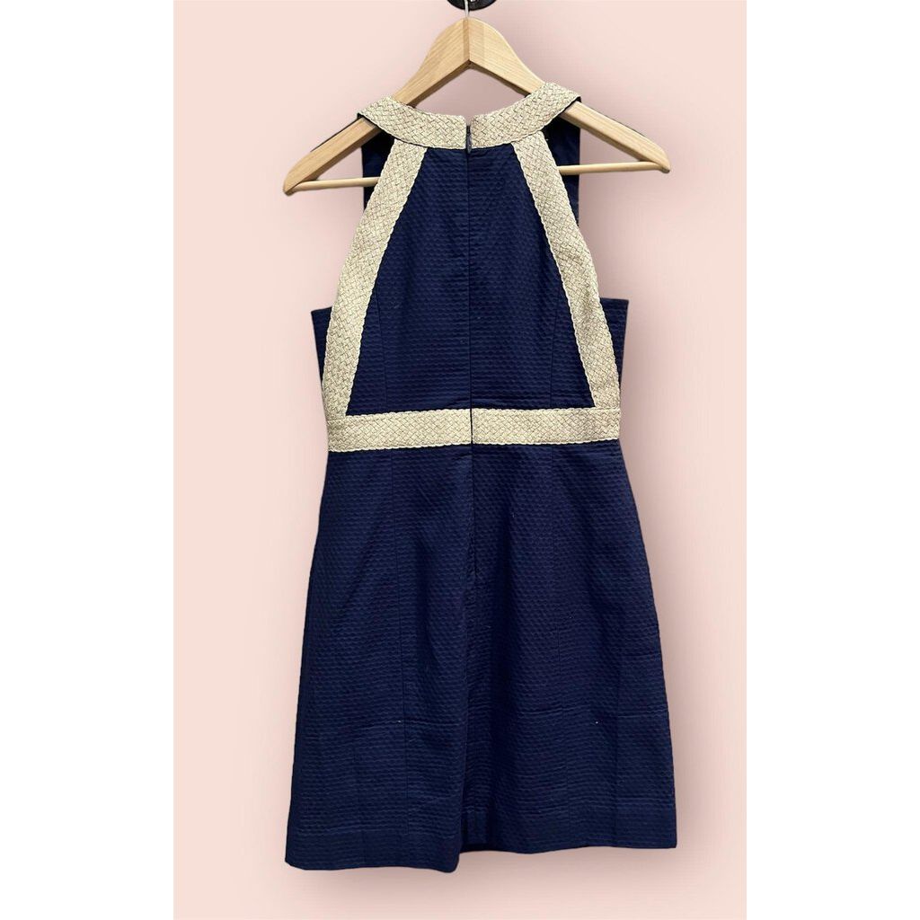 LuLaRoe Blue & Gold Carly Elegant Collection Shift Dress – Embrace Sisu