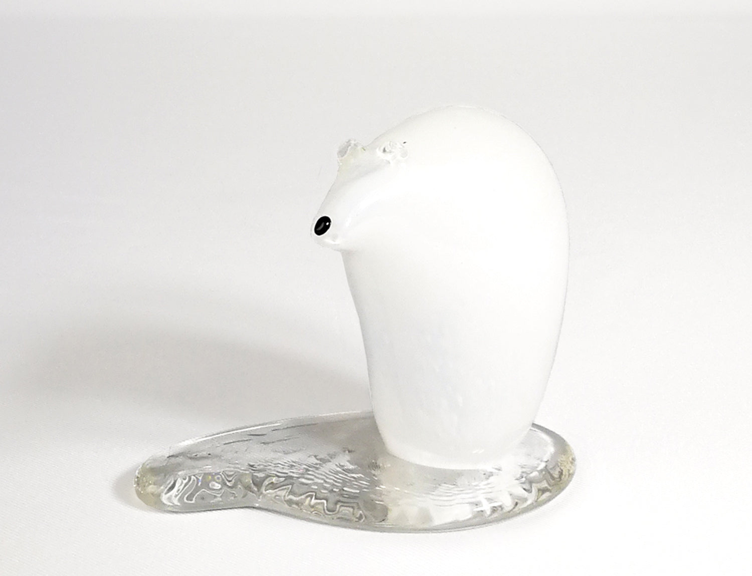 Polar bear, blow glass, Christiane charpentier
