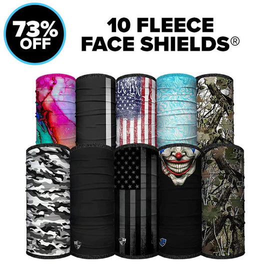 Fleece Face Shield® 10 Pack