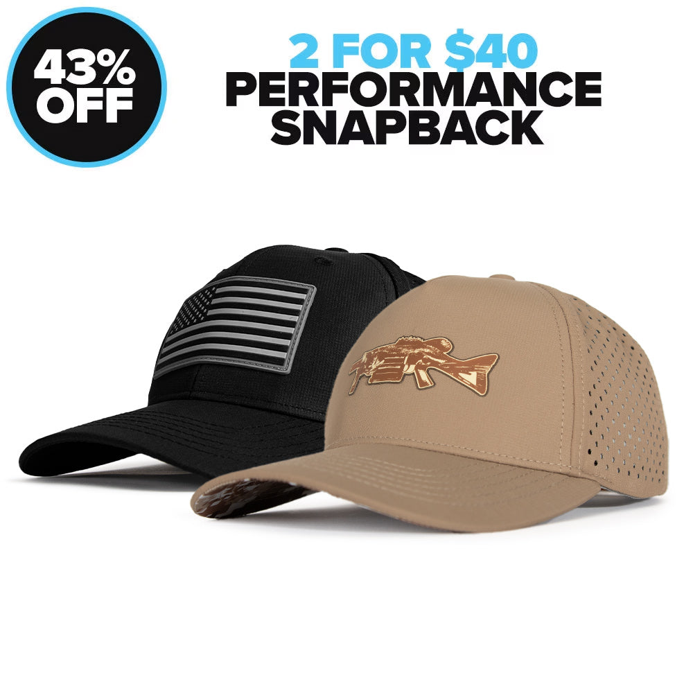 Image of 2 PERFORMANCE SNAPBACKS