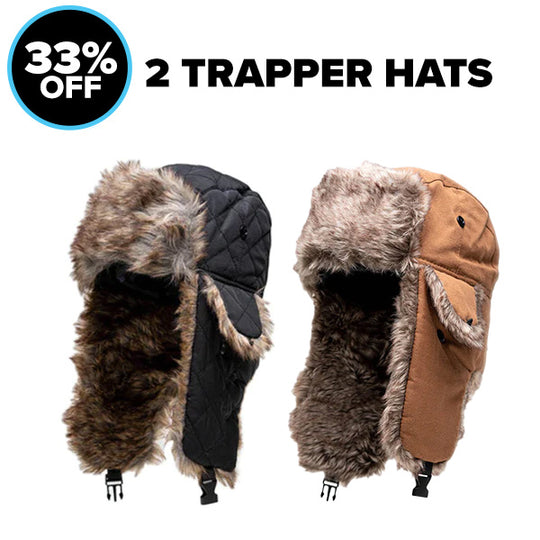 2 Trapper Hats