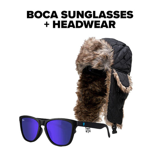 Boca Sunglasses + Headwear | FREE Strap & Bag