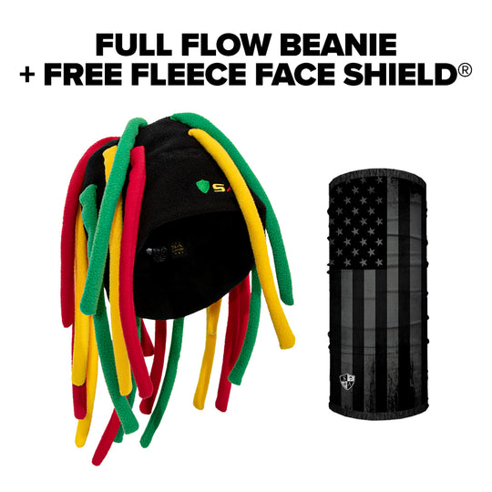 FULL FLOW BEANIE + FREE FLEECE FACE SHIELD®