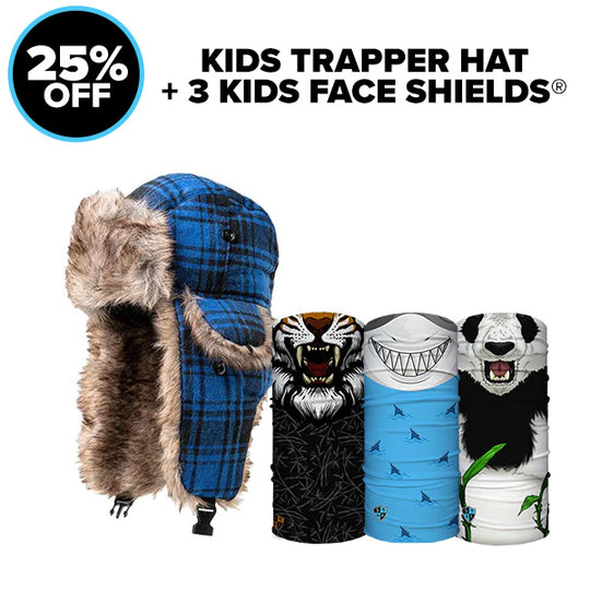 Kids Trapper Hat + 3 Kids Shield®