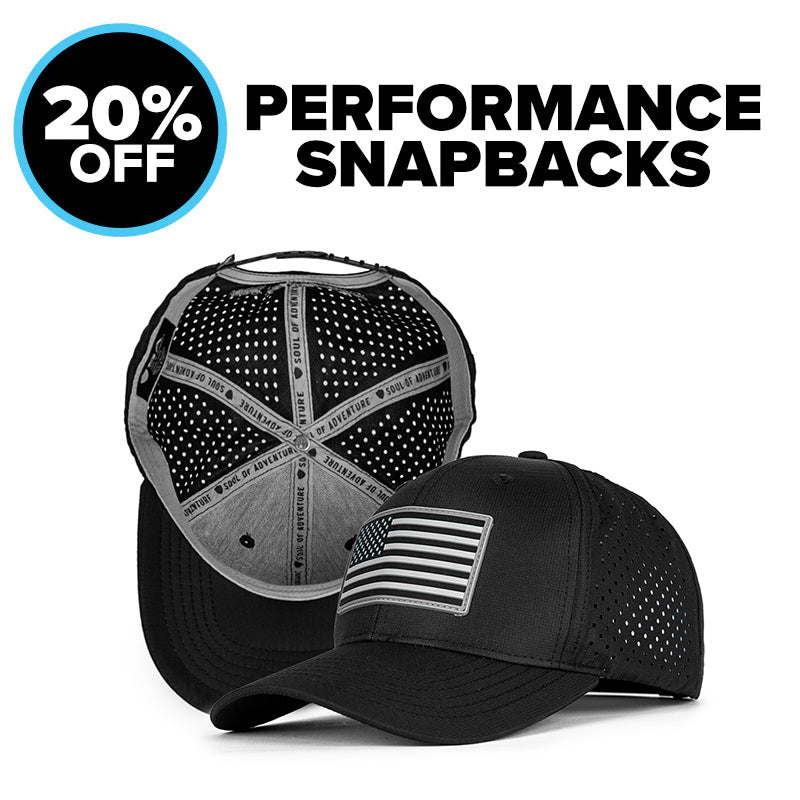 Image of 20% OFF PERFORMANCE SNAPBACKS