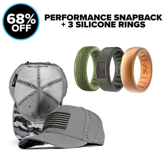 PERFORMANCE SNAPBACK + 3 SILICONE RINGS