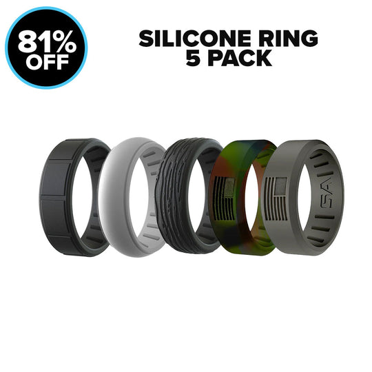 SILICONE RING 5 PACK + FREE GIFT