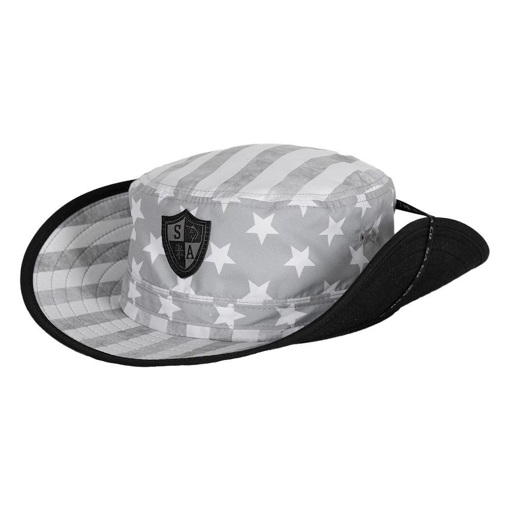 Bucket Hat | Whiteout American Flag