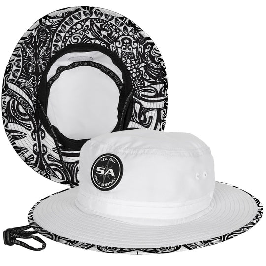 Sugar Skull Dia De Los Muertos Boonie Safari Fishing Bucket Hat Black at   Women's Clothing store
