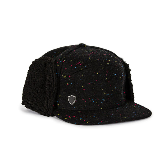 Billed Trapper Hat | Multi-Color Speckle