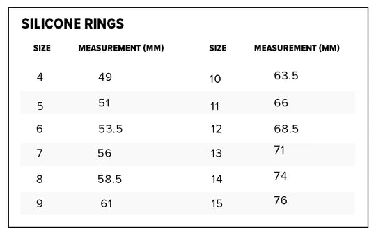 What is My Silicone Ring Size?