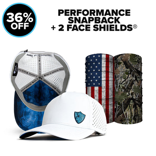 PERFORMANCE SNAPBACKS + 2 FACE SHIELDS®