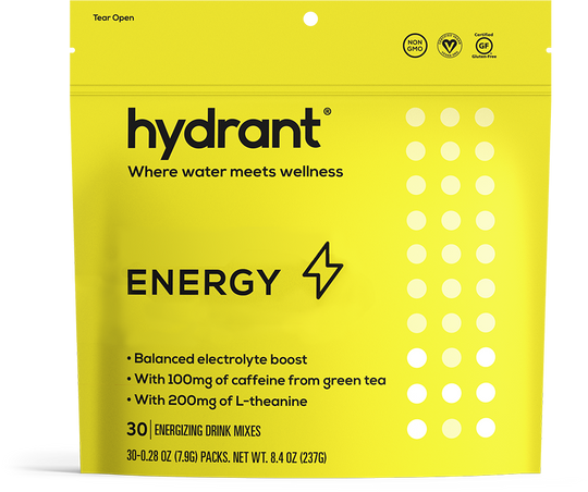 Hydrant ENERGY | Rapid Hydration Mix with Caffeine and L-Theanine