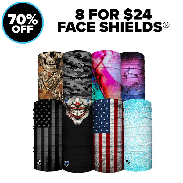 Image of 8 FOR $24 FACE SHIELDS®