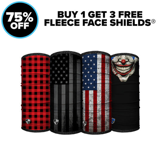 BUY 1 FLEECE FACE SHIELD ® PICK 3 FREE | + FREE GIFT