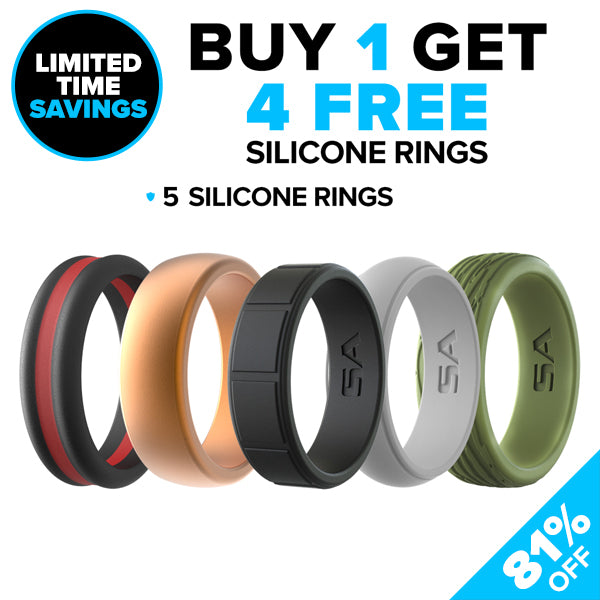 Image of BUY 1 SILICONE RING – PICK 4 FREE