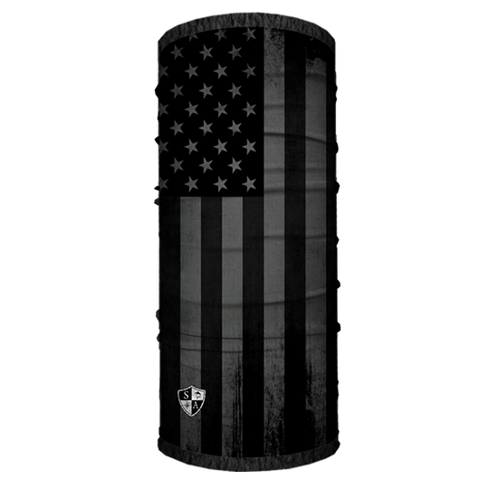 Fleece Face Shields® | Blackout American Flag