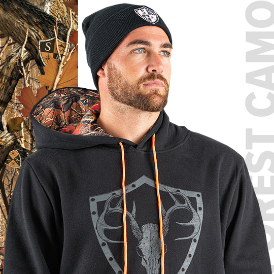 Inner Lined Hoodie | Forest Camo | Sharp Shot