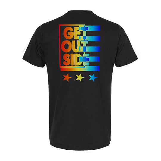 Graphic Tee | Get Outside | Black