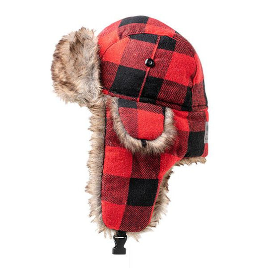 Kids Trapper Hat | Lumberjack Red