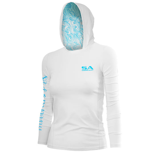 SA Company Performance Long Sleeve Shirt | SA Circle | Ice | Size XL