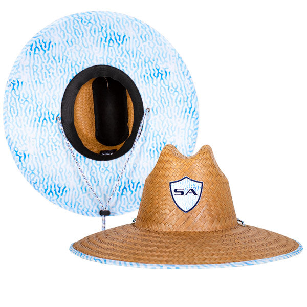 Men's Under Brim Straw Hats, SA Fishing