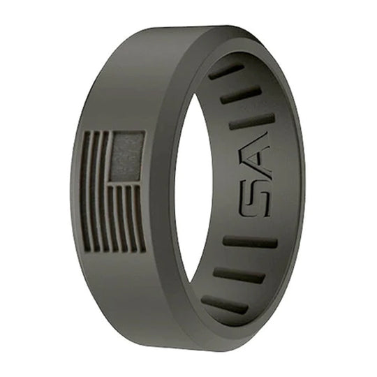 Silicone Ring | Chisel | Dark Grey | Flag