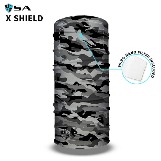 X Shield | Grey Military Camo