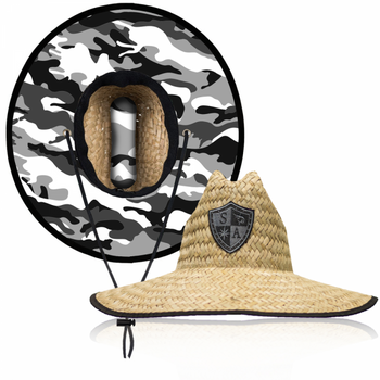 SA Company Straw Hat Pack: Buy 1 Straw Hat, Get 3 Microfiber Face Shields | Pick Your Pack | Straw Hats for Men & Women | SA Fishing