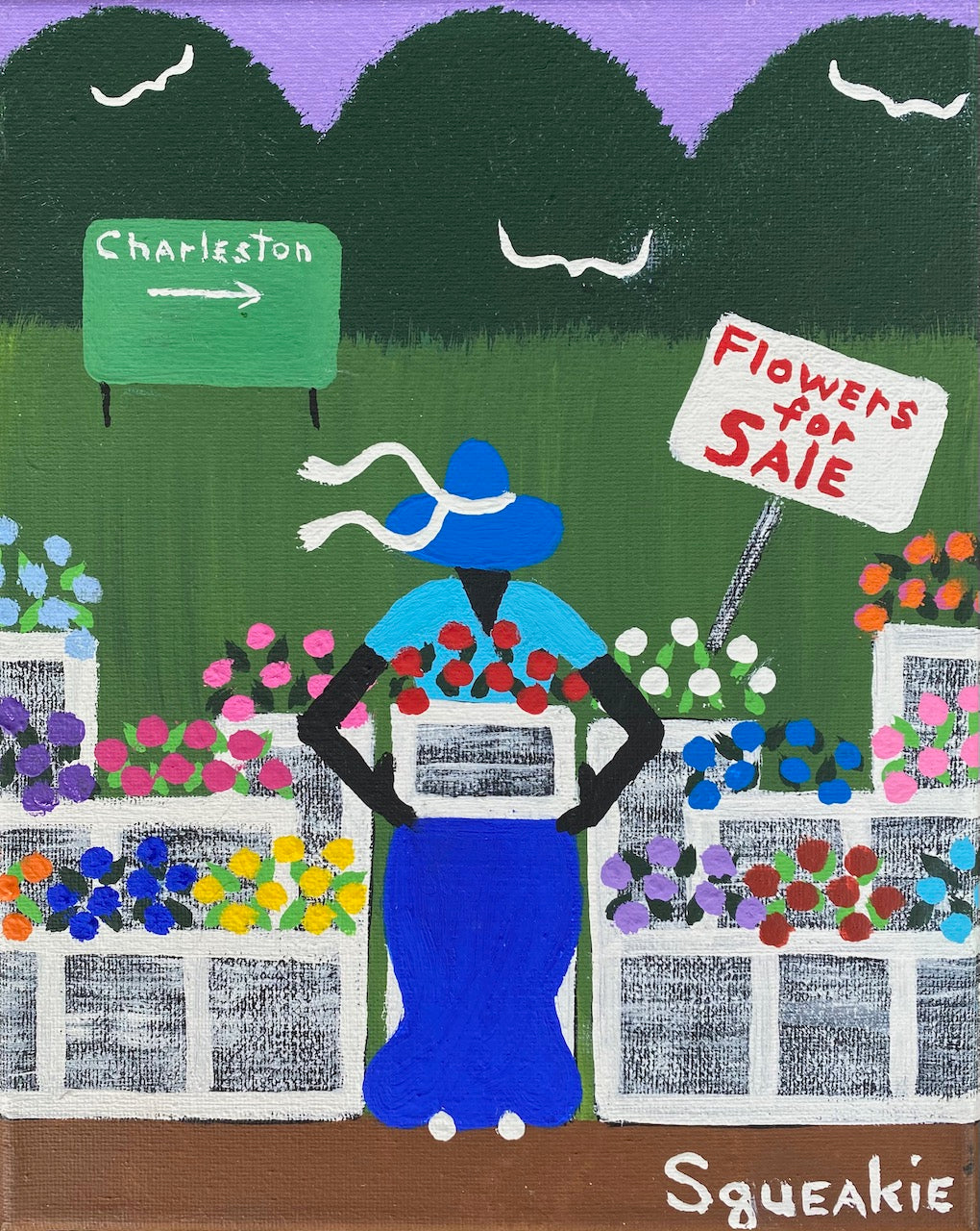 Flower Lady (Red Sign)