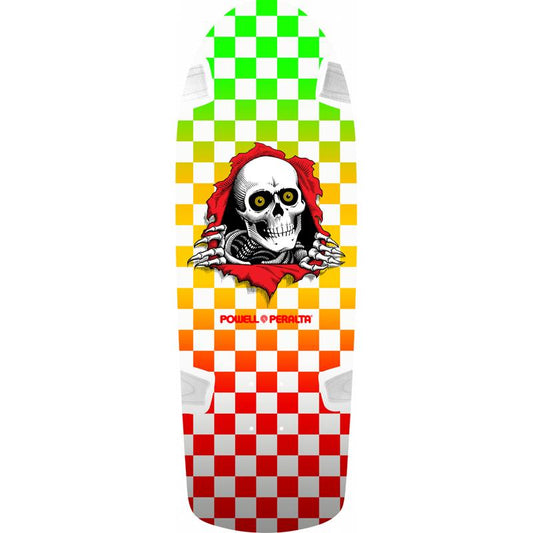 Powell Peralta Steadham Skull & Spade Skateboard Deck Purp/Aqua Reissue -  10 x 30.125 - Powell-Peralta®