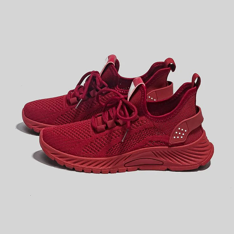 Product Image for WW | Turnschuhe mit Leopardenmuster und klobiger Sohle, Rot / 41
