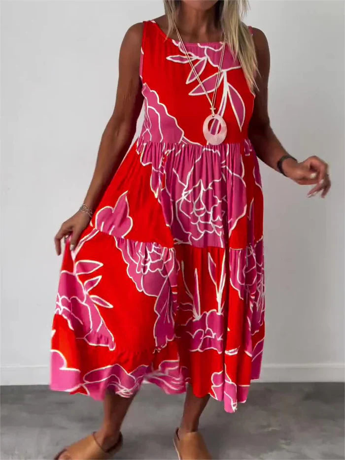 Product Image for Vendela - Elegantes Kleid, rot / 4XL
