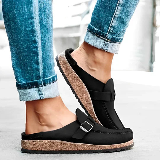 Product Image for WW | Moderne Schuhe in Weinlese Leder, Schwarz / 42