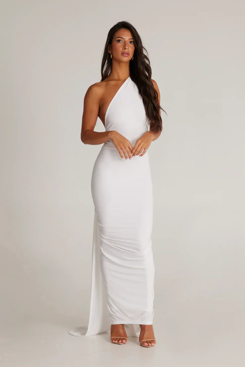 Product Image for WW | Offene Rück Maxi Kleid, M / Weiß