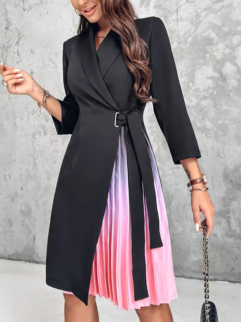Product Image for WW | Elegantes Blazerkleid mit Gürtel, Schwarz / XL